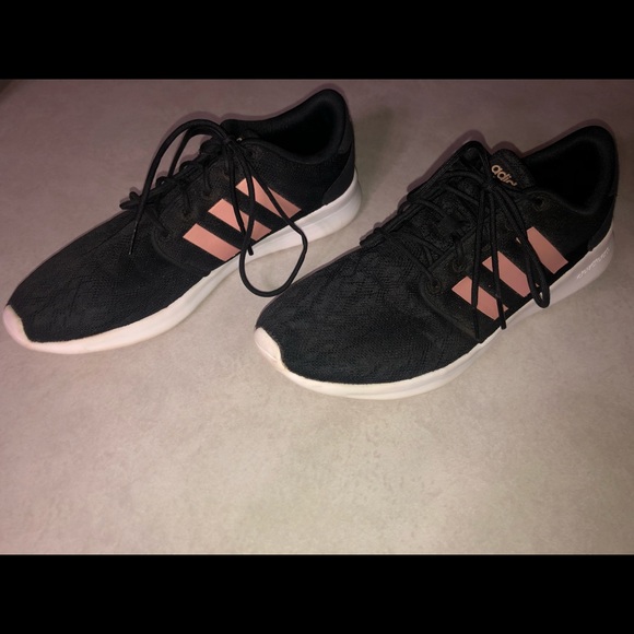 Black Rose Gold Adidas Cloudfoam Pure 